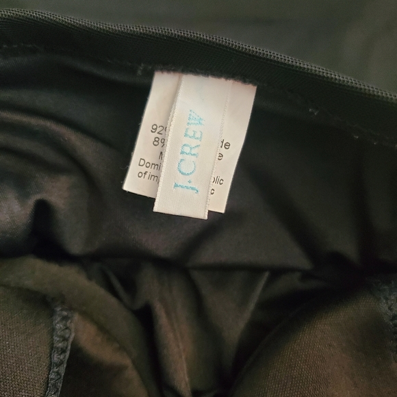 J. Crew Black Rouched One Piece Strapless Swim Bathing Suit Size 4 - Picture 6 of 7